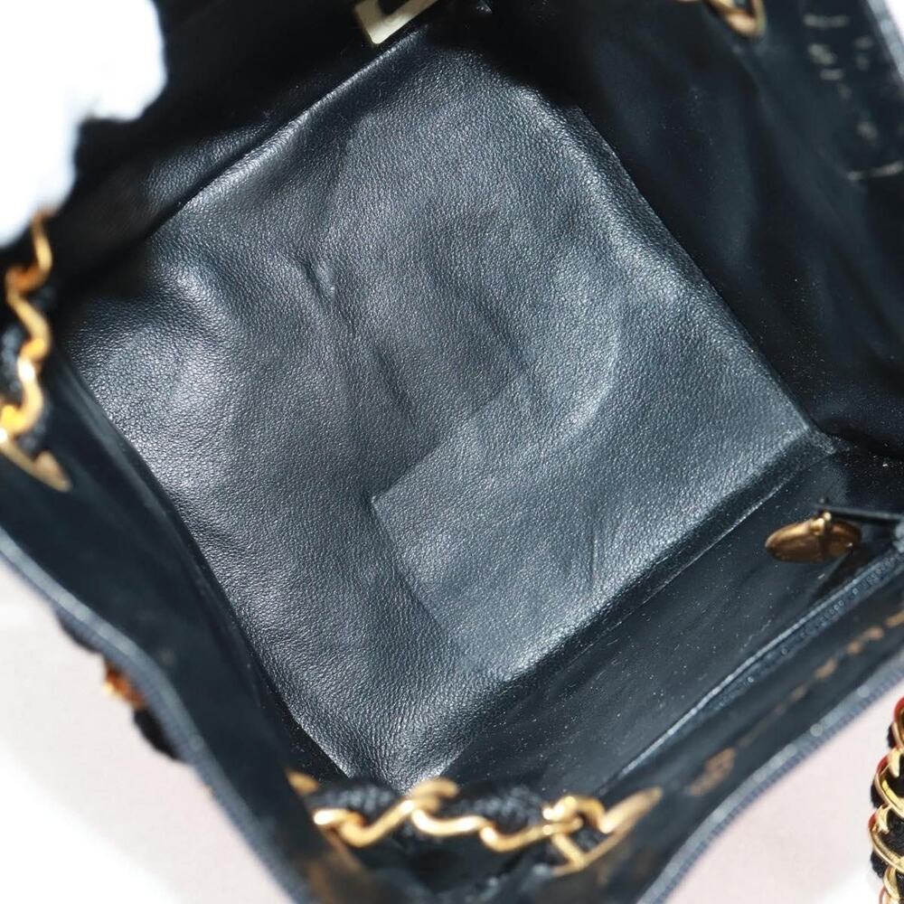 Chanel Raffia Chain Handbag Red - Picture 7 of 15